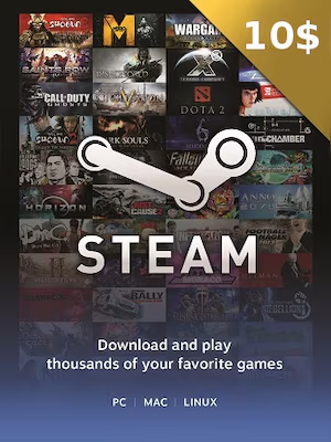 Steam Gift Card 10 USD