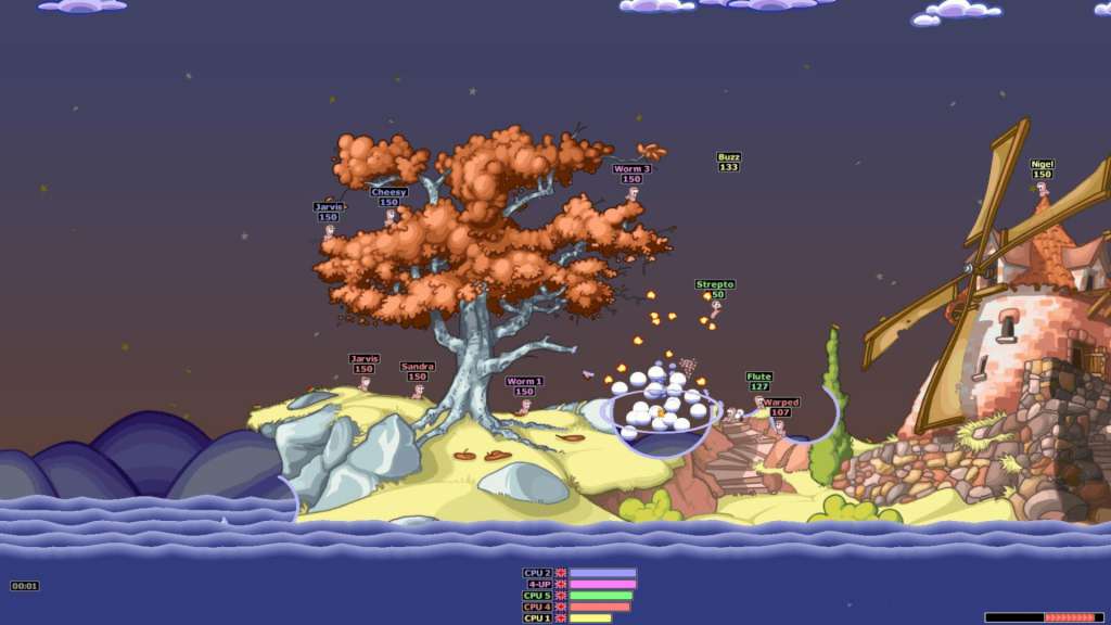 Worms Armageddon - Steam Key - GLOBAL - 8