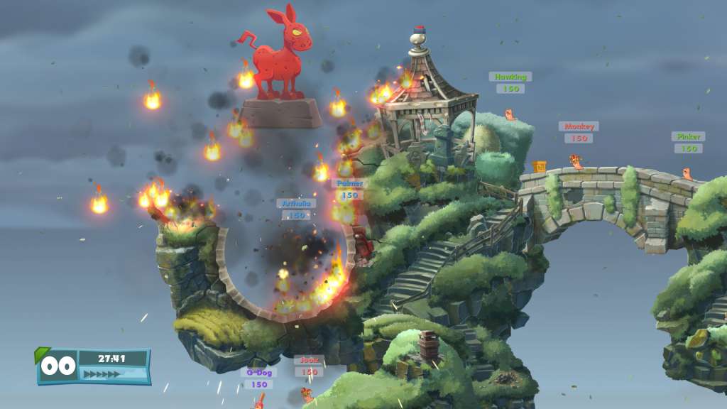 Worms W.M.D - Steam Key - GLOBAL - 7